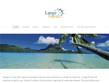 Tablet Screenshot of langetravel.com